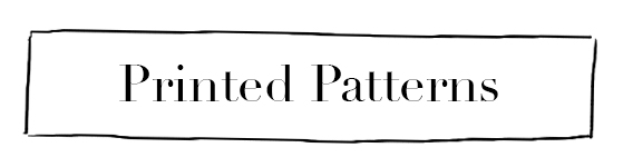 TOFT FAQ - printed patterns